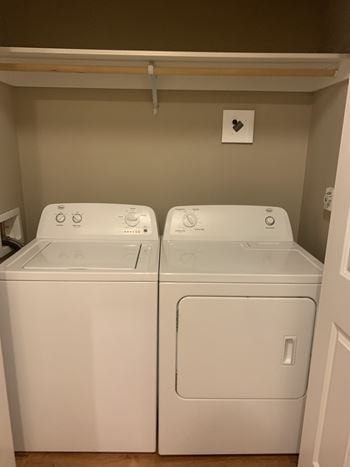 Washer and dryer